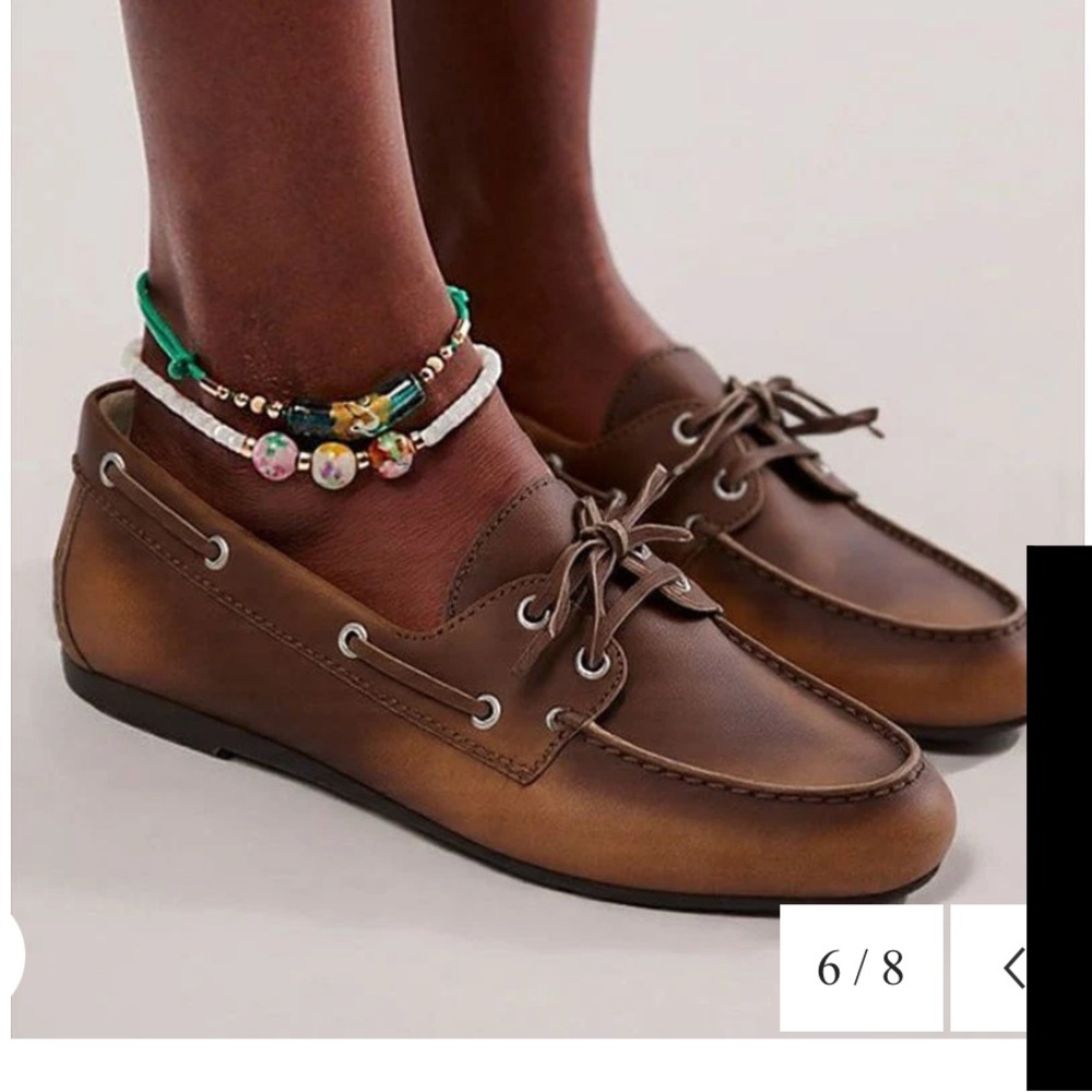 Women's Classic Brown Boat Shoes